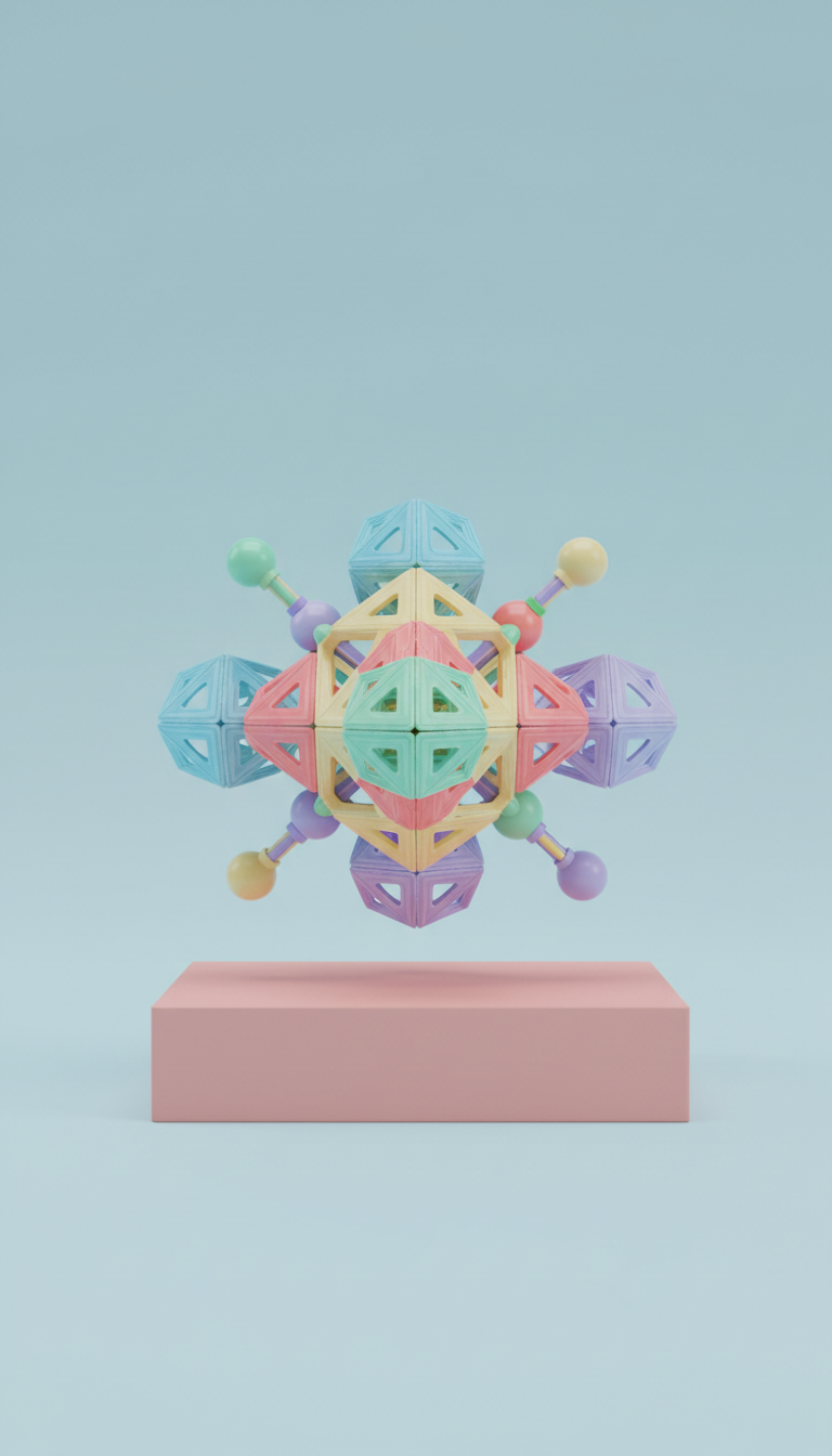 Nebula builder kit with modular pieces