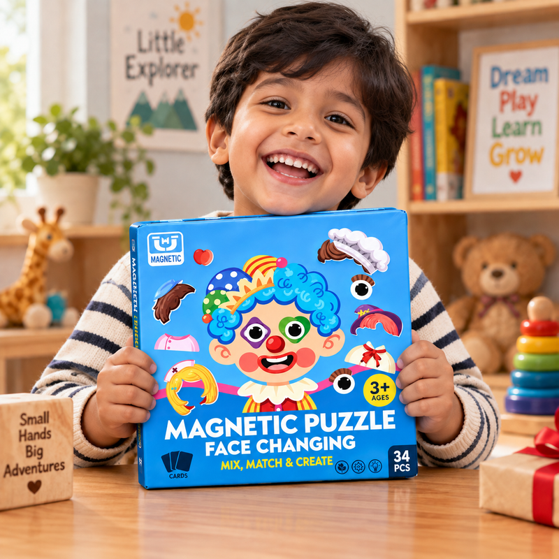 Magnetic Puzzle Book - Face Edition