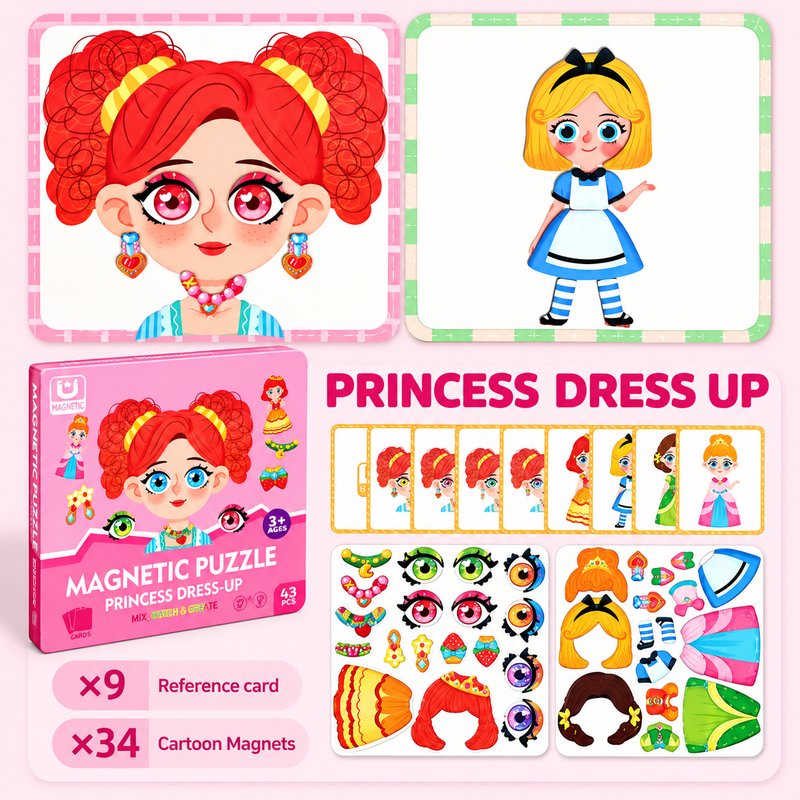 Magnetic Puzzle Book - Costume Edition
