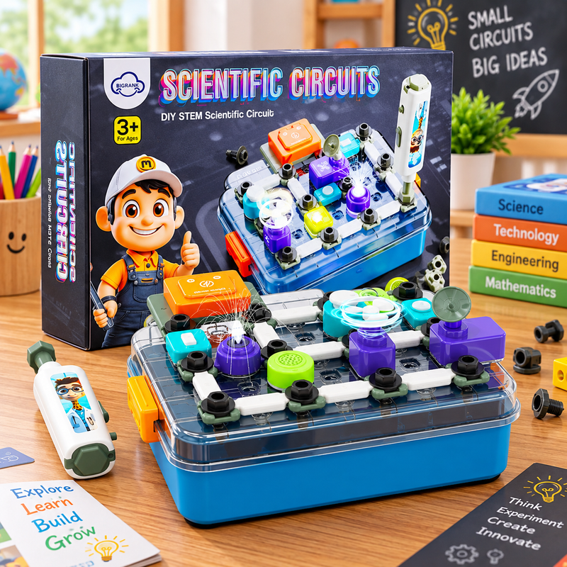 Circuit Science Kit - STEM Learning Set - Role Play Toys 58-Part