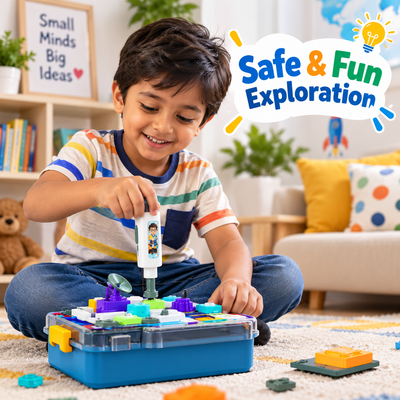 Circuit Science Kit - STEM Learning Set - Role Play Toys 58-Part