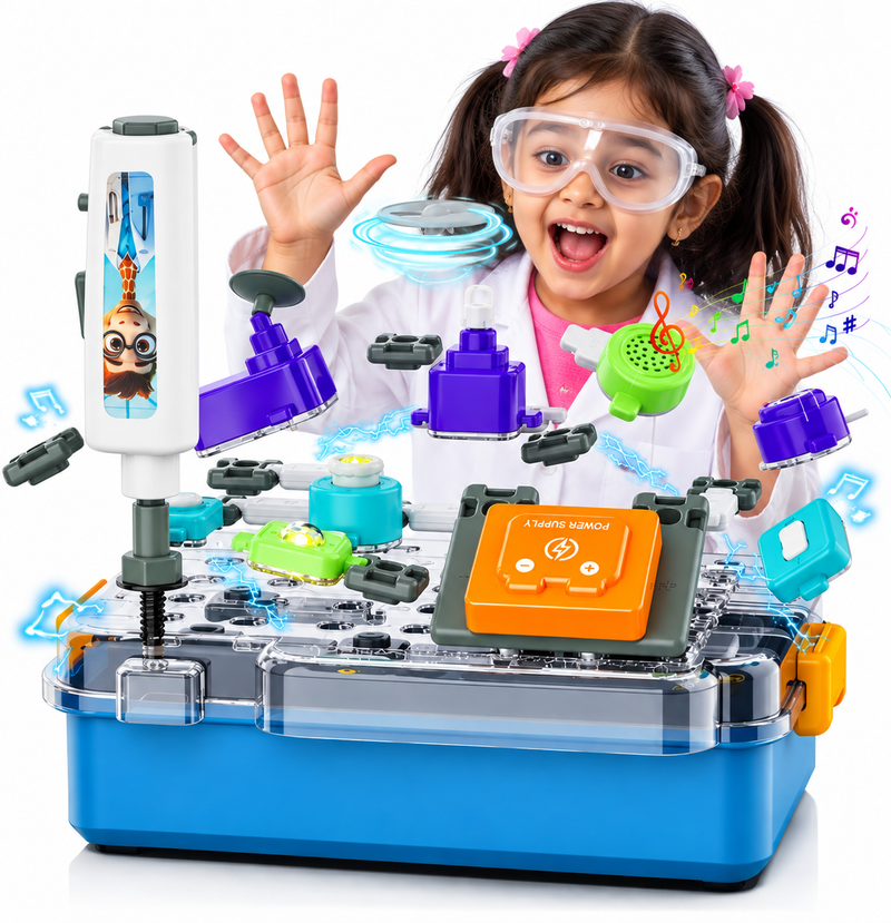 Circuit Science Kit - STEM Learning Set - Role Play Toys 58-Part