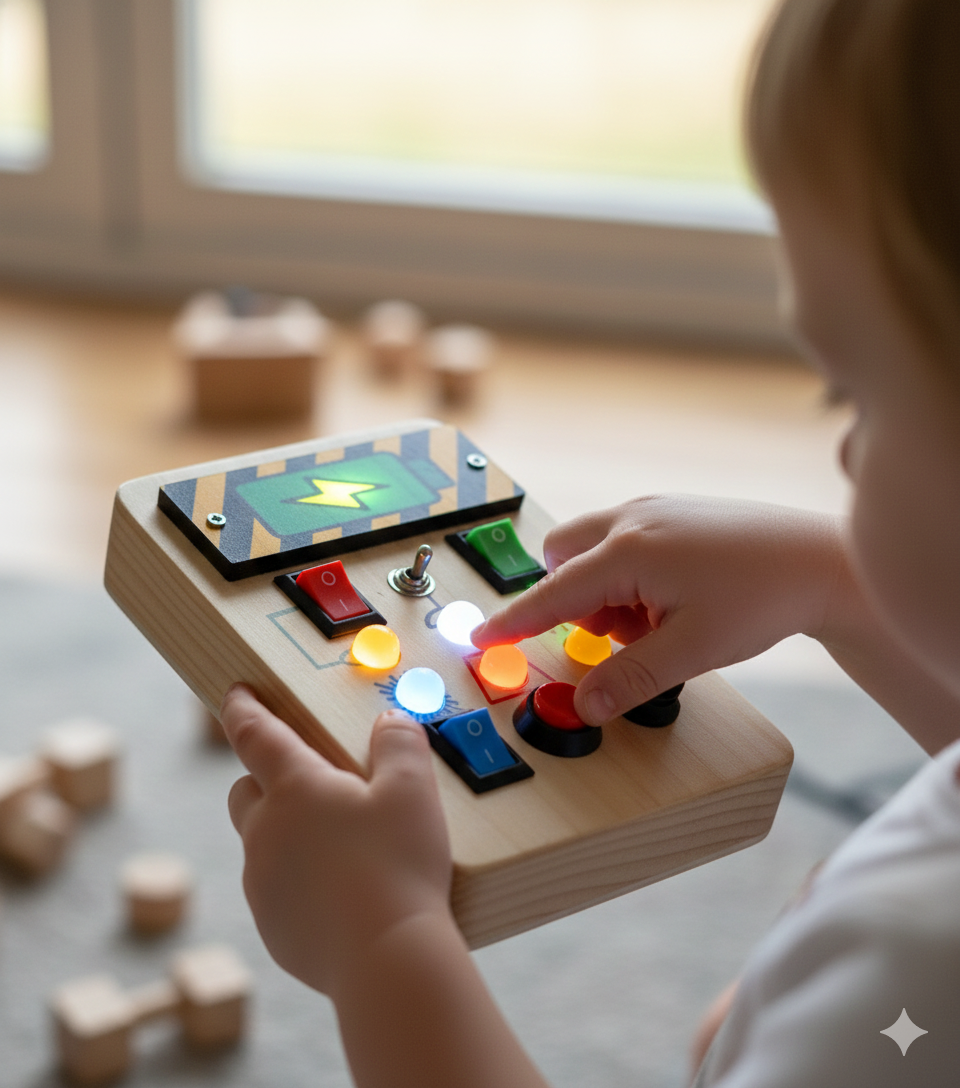 Plug Play Montessori Busy Board