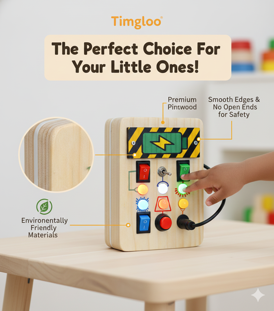 Plug Play Montessori Busy Board