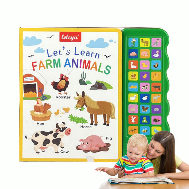 Farm Animals Sound Book cover
