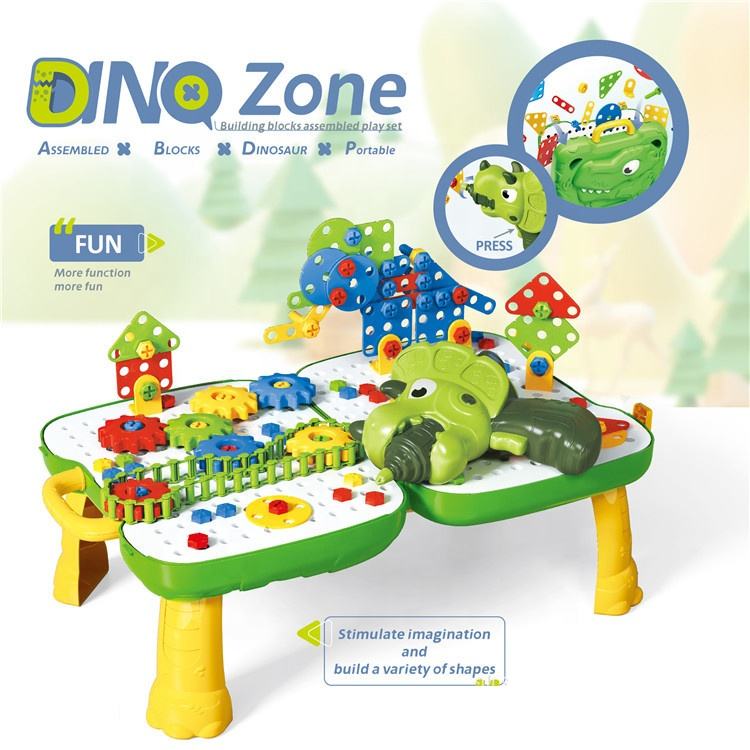 Dinosaur Toolbox Puzzle Set contents
