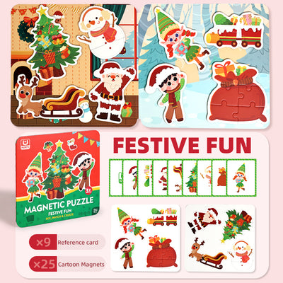 Magnetic Puzzle Book Christmas Edition