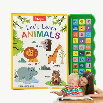 Animal World Sound Book - Cute Shape Audio Learning Book