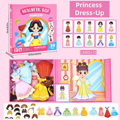 Magnetic Dress-Up Puzzle Box Princess
