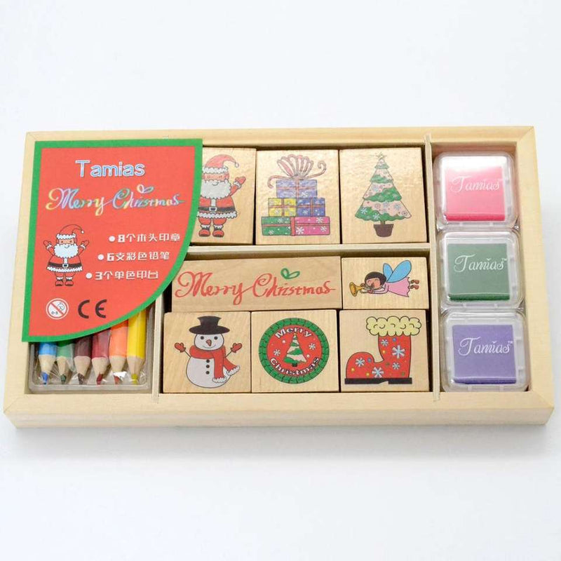 Wooden Stamp Studio Play Set - packaging