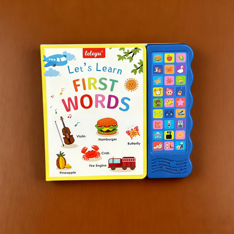 Let's Learn First Words Sound Book cover