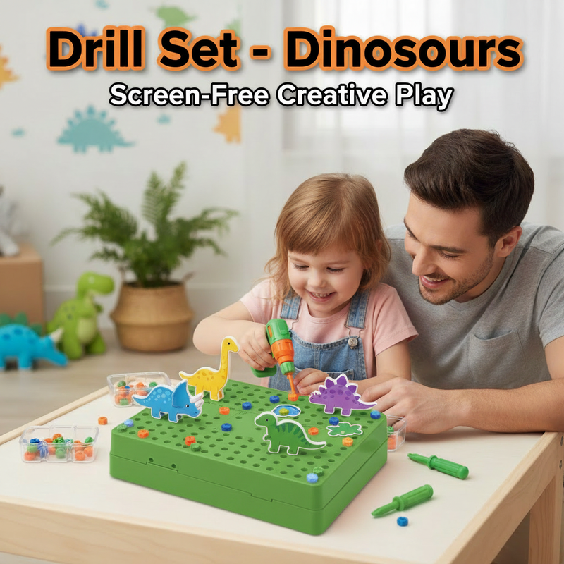 Green screen-free dinosaur play image