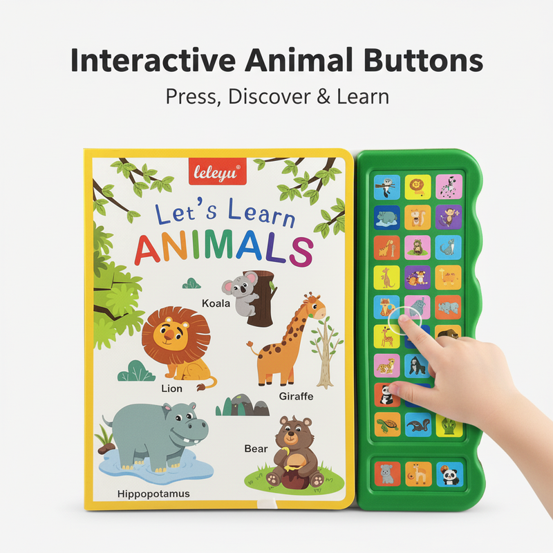 Interactive animal buttons