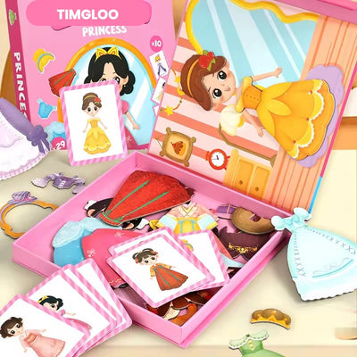 Magnetic Puzzle Box - Princess Edition contents, Timgloo Toys