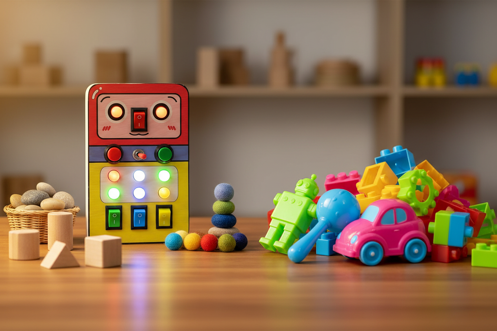 Robomelon Montessori vs Plastic Toys comparison