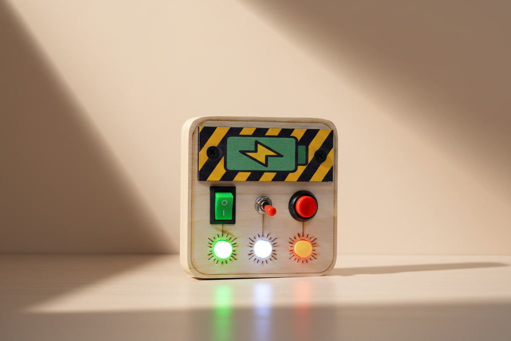 Smart Starter Montessori Busy Board with subtle background