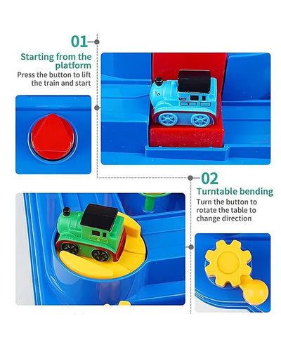 Train Adventure Mechanical Track Set how it works