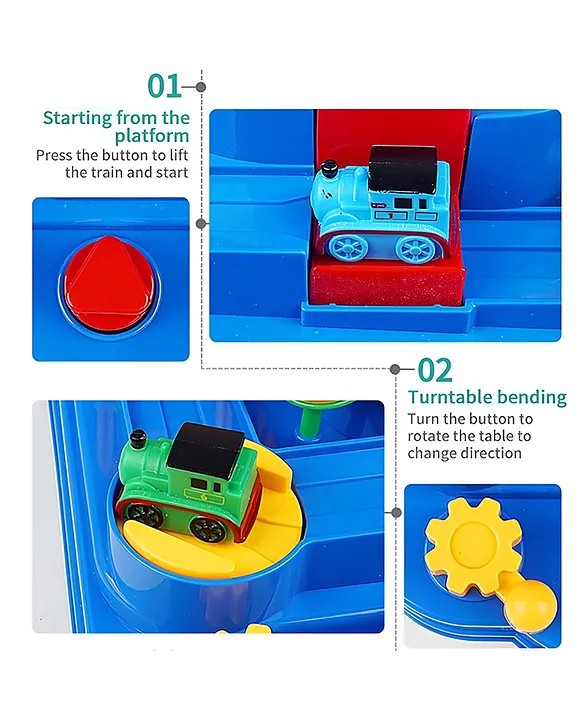 Train Adventure Mechanical Track Set how it works