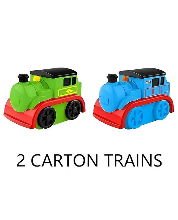 Train Adventure Mechanical Track Set included mini trains