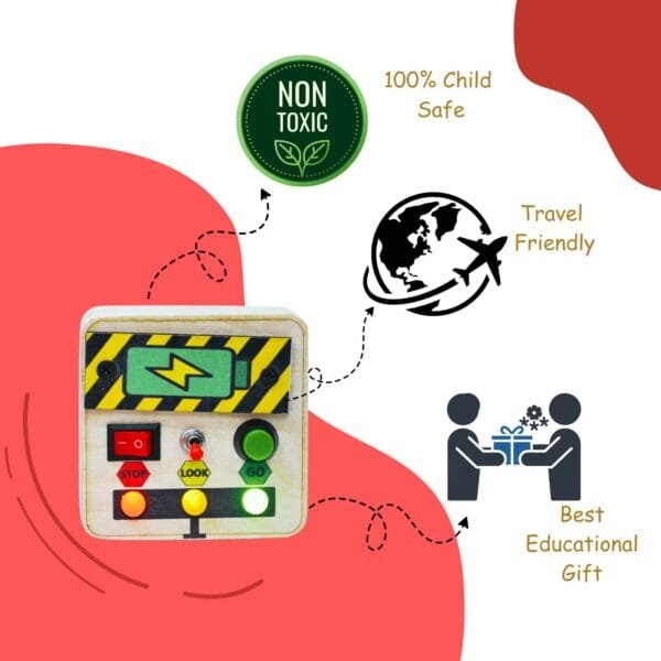 Traffic Signal Montessori Busy Board - Image 5