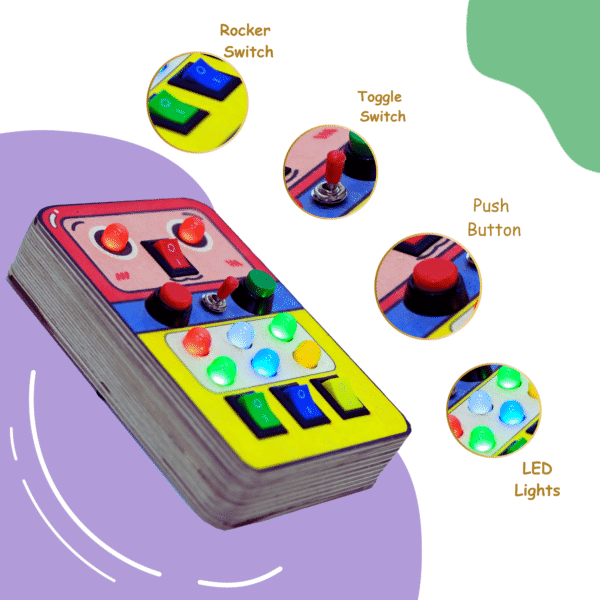 Robomelon Montessori Busy Board - Image 8